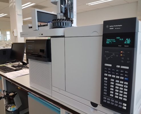 GC 7890B and 7010 Triple Quadrupole Mass Spectrometer