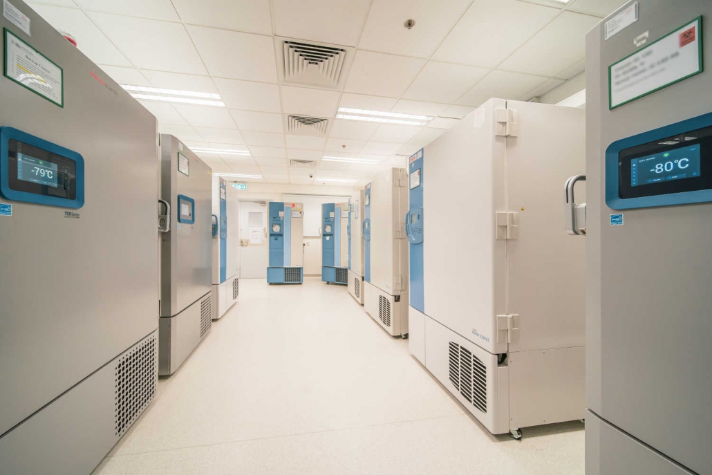 Biobank Freezer Storage Room
