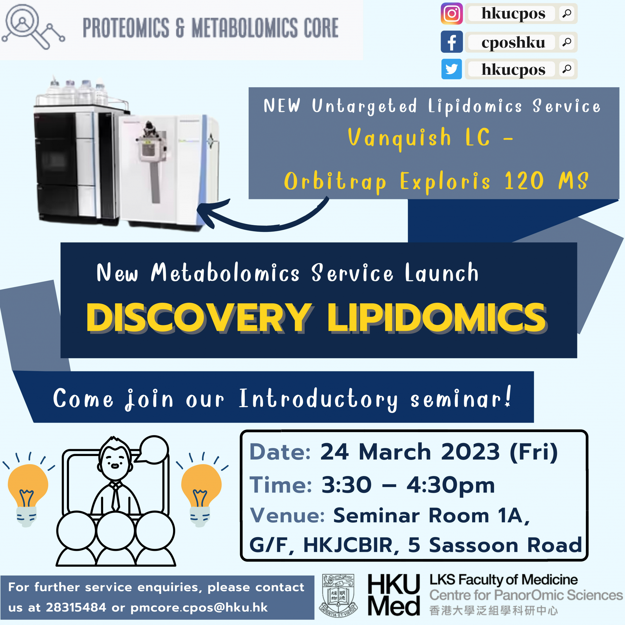 New Lipidomics Service available NOW! – Centre for PanorOmic Sciences ...